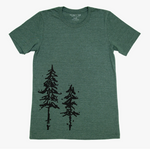 Unisex Pine Tree Tee - Long or Short Sleeves (S-2X)