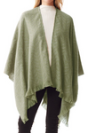 Leaf Pattern Ruana (Multiple Colors)