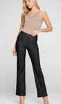 Yelete Mid-Rise Bootcut Jegging - Nearly Black (S-3XL)
