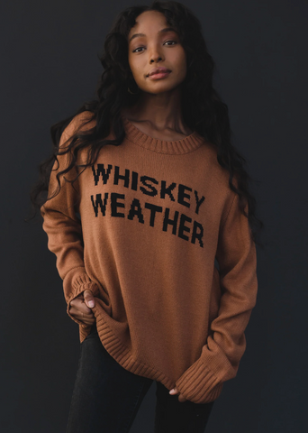Whiskey Weather Sweater (S, M)