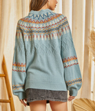 Geometric Sweater (1X)