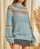 Geometric Sweater (1X)
