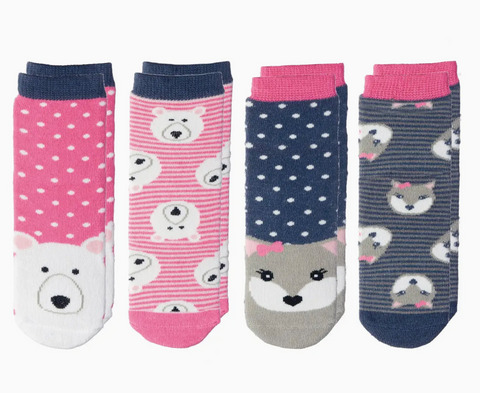 Polar Bear / Arctic Fox - Cabin Socks
