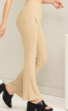 Ribbed Flare Pant (S-L)