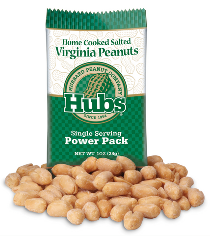 Hubs 3 oz Salted Peanuts Bag