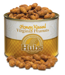 Hubs 12 oz Honey Kissed Peanuts Tin