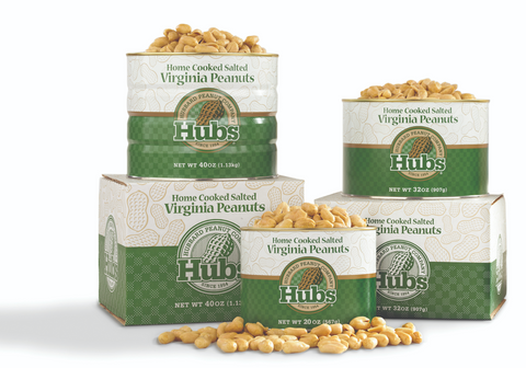 Hubs 20 oz Salted Peanuts Tin in Box