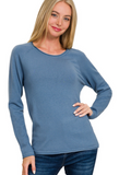 Round Neck Sweater - Multiple Colors (S-XL)