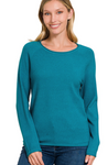 Round Neck Sweater - Multiple Colors (S-XL)