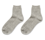 Cotton Blend Crew Socks (Multiple Colors)