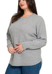 Round Neck Sweater - Multiple Colors (S-2X/3X)