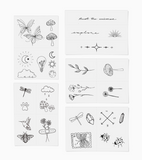 Explorer Pack - Temporary Tattoos