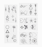 Fine Line Pack - Temporary Tattoos