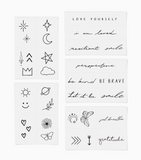 Forever Favorites Pack - Temporary Tattoos