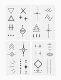 Linear Pack - Temporary Tattoos