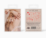 Red Ink Pack - Temporary Tattoos