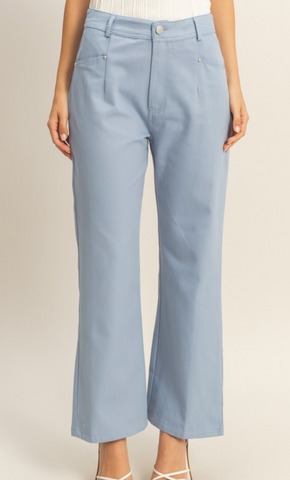 Cotton High Waist Pants (S-L)