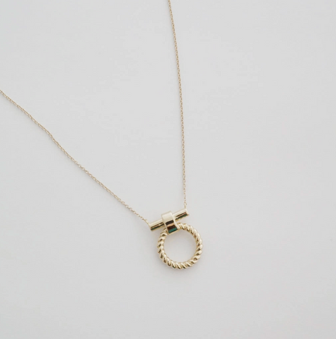 Doorknocker Necklace - Gold