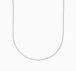 Small Ball-Chain Necklace - Silver