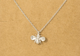 Gold Dipped Bee Pendant Necklace - Gold or Silver