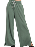 Scuba Drawstring Pants - Forest (S-XL)