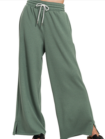 Scuba Drawstring Pants - Forest (S-XL)