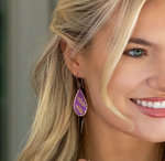 Purple Vine Earrings