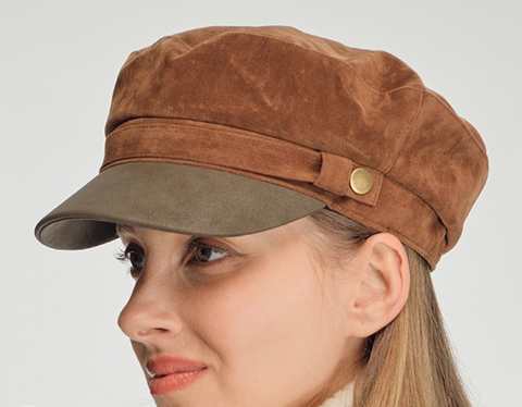 CC Faux Suede Fisherman's Cap - Camel