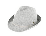CC Sparkle Fedora Hat - Black or Pearl