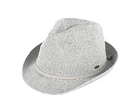 CC Sparkle Fedora Hat - Black or Pearl