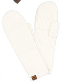 CC Convertible Mitten - Black or Ivory