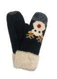 Reindeer Mittens - Black