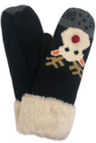 Reindeer Mittens - Black