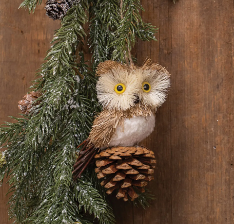Sisal Owl Ornaent