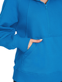 Half-Zip Fleece Pullover - Ocean Blue (S-L)