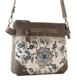 Inkwild Navy Floral Crossbody Bag