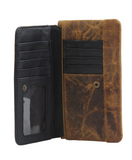 Oak Fire Leather Wallet
