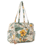 Sunnyfield Cotton Diaper Bag in Ochre Fern