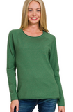 Round Neck Sweater - Multiple Colors (S-XL)