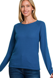 Round Neck Sweater - Multiple Colors (S-XL)