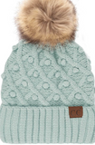 CC Bobble Beanie with Pom - Multiple Colors