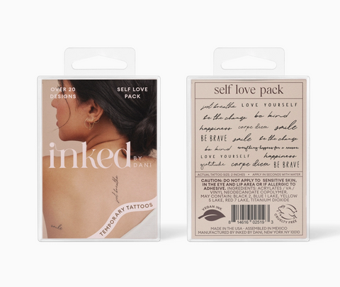 Self Love Pack - Temporary Tattoos