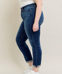 Judy Blue Mid-Rise Cuffed Slim Fit (0/24 - 20W)