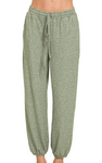 Hacci Melange Joggers - Charcoal, Brown or Dark Olive (S-L)