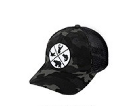 Outdoor Badge Mesh Hat - Camo