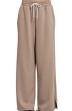 Slick Drawstring Pants - Light Navy, Cocoa (S-XL)