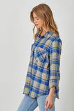Blue Plaid Jacket (S-L)