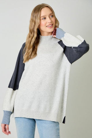 Mock Neck Sweater (S-L)