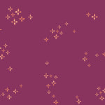Organic Cotton Jersey Headband - Magenta Twinkle