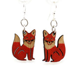 Fox Earrings - Tangerine